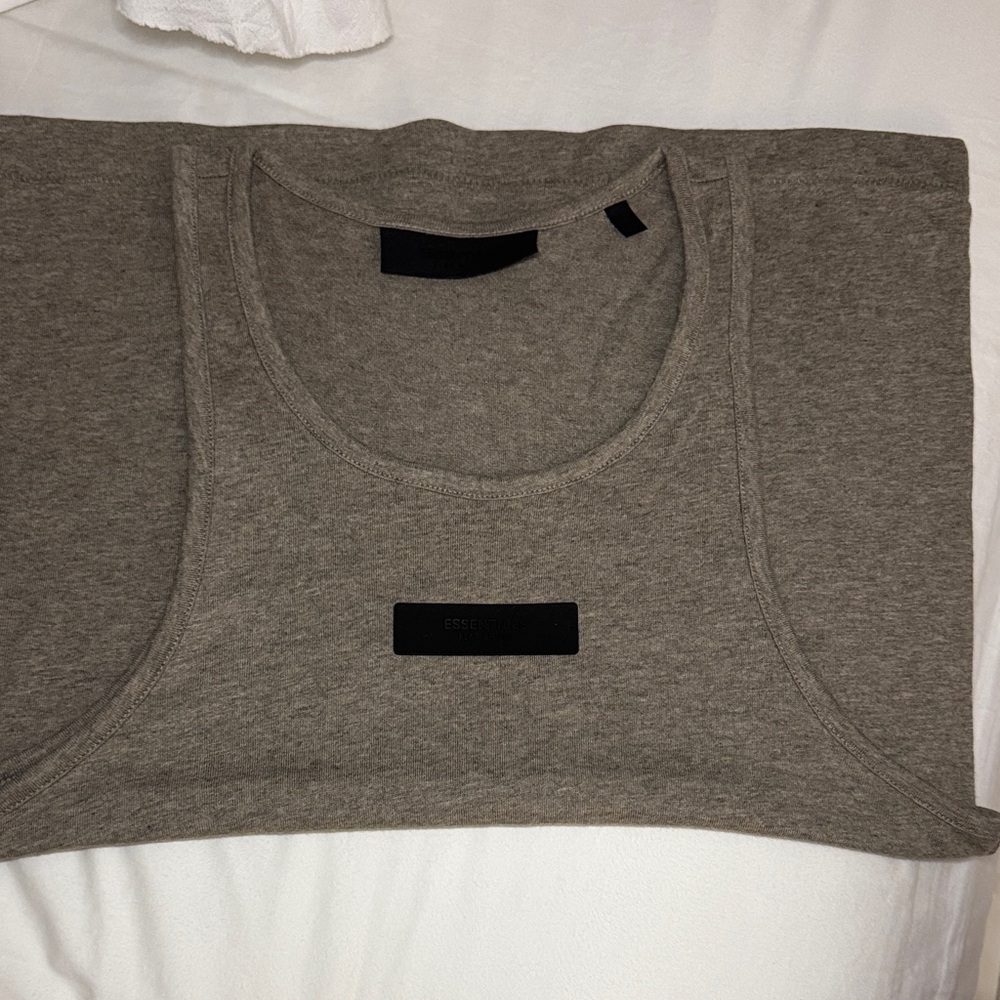 Essentials Taupe Tank Top